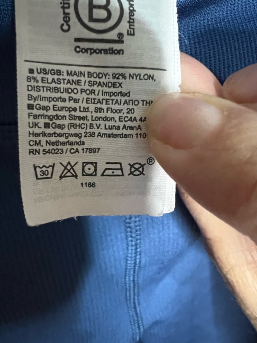 Athleta Elation Ribbed High Rise Ribbed Athletic Leggings - Picture 6 of 7